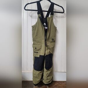 Burton Khaki and Black Snow Bib